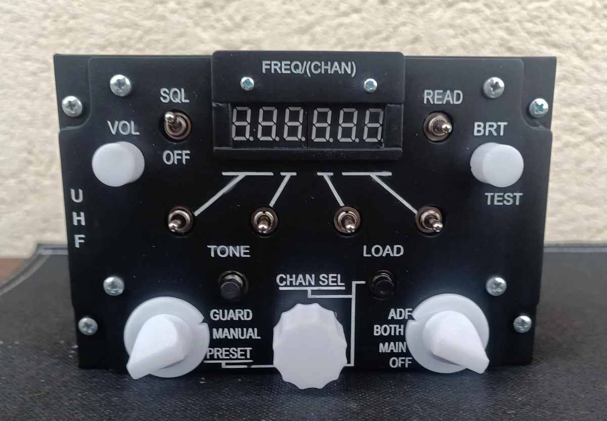 F-14 ARC-159 UHF standalone panel front view