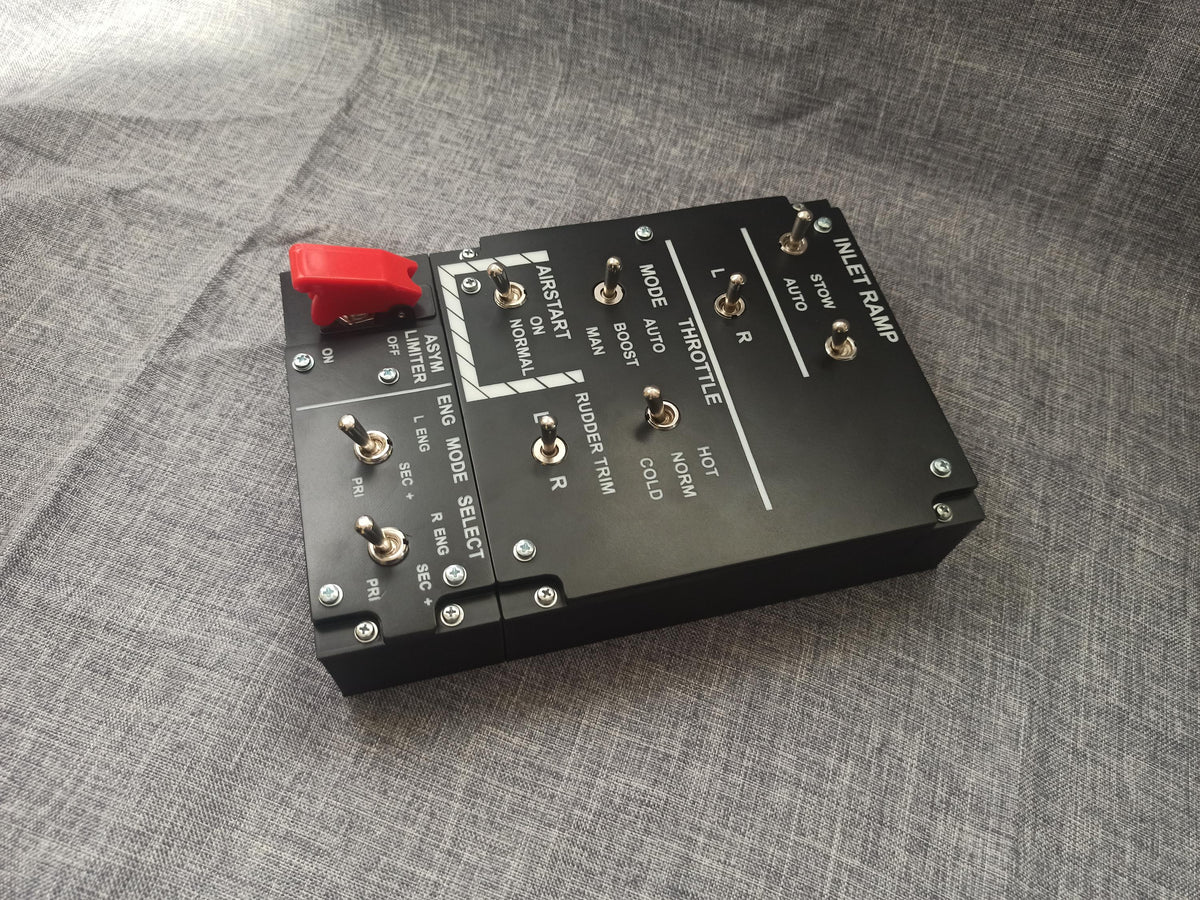 F-14 Left Console Module 2 front console angled product photo