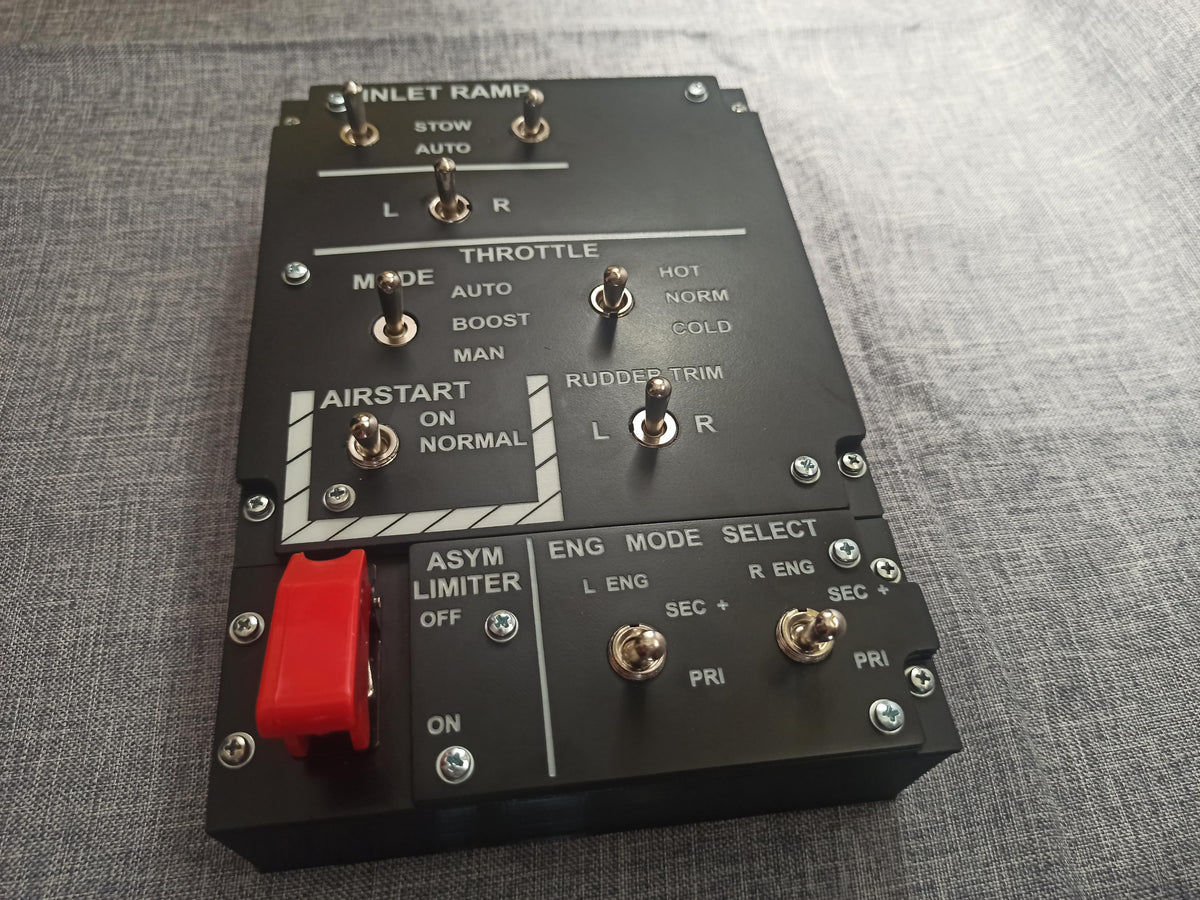 F-14 Left Console Module 2 front console, full module view