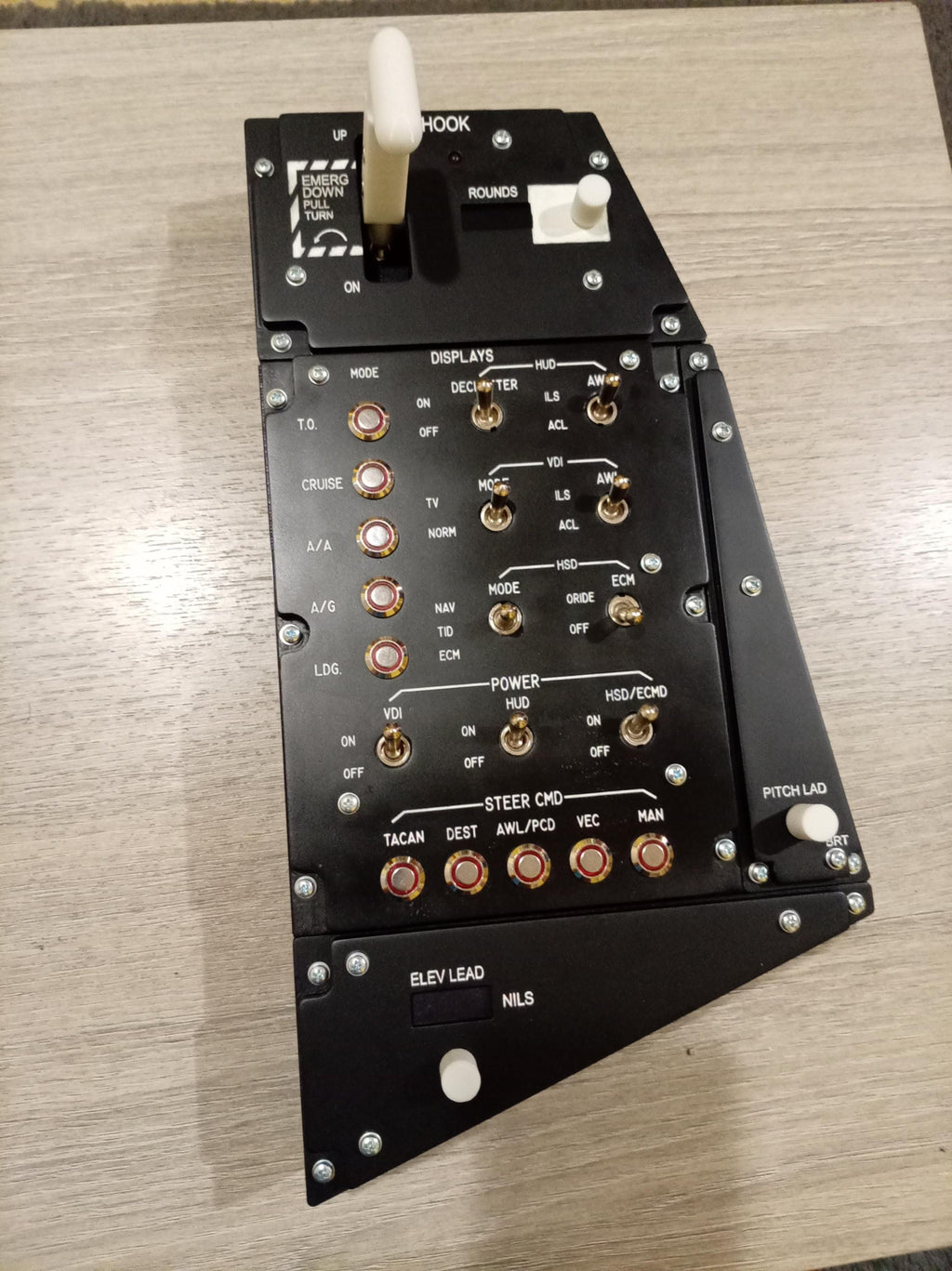 F-14 Right Vertical Panel (PDCP + Additional Panels) – Module 3