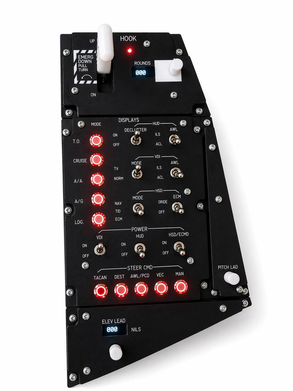 F-14 Right Vertical Panel (PDCP + Additional Panels) – Module 3